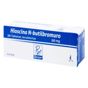 Hioscina N-butilbromuro  10 Mg 20 Tabletas Bussie