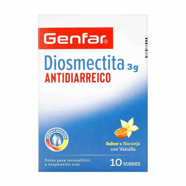 Diosmectita 3 Gramos 10 Sobres - Imagen 2