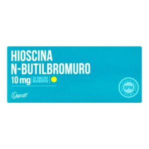 Hioscina N-butil Bromuro 10 Mg 20 Tabletas Laproff