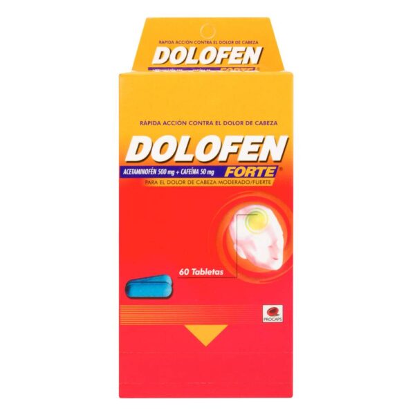Dolofen Forte 60 Cápsulas Acetaminofen Cafeina