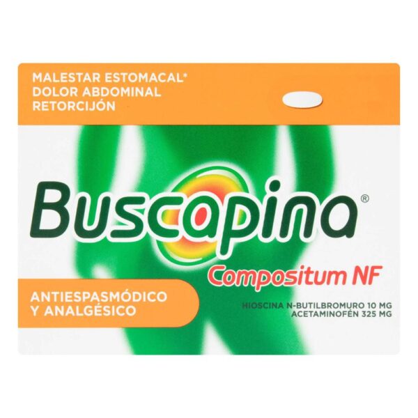 Buscapina Nf Compositum 325/10 Mg 10 Tabletas