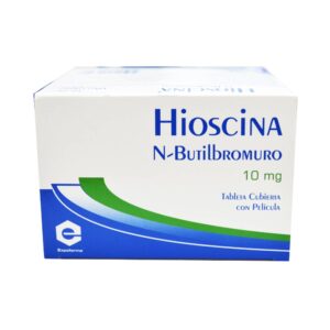 Hioscina N-butilbromuro 10mg 300 Tabletas