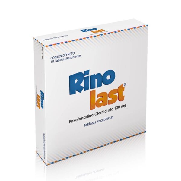 Rinolast 120 Mg 10 Tabletas Fexofenadina - Imagen 2