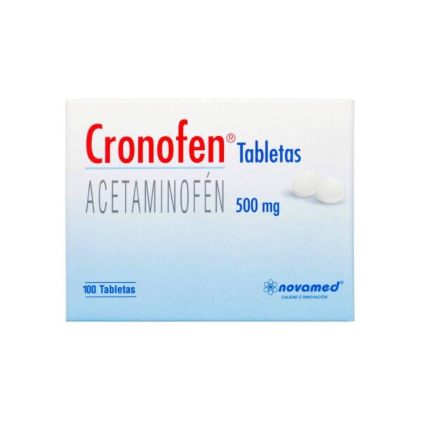 Cronofen 500 Mg Caja Con 100 Tabletas
