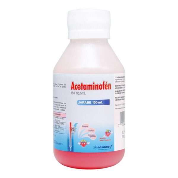 Acetaminofén 150 Mg/5 Ml 100 Ml Novamed