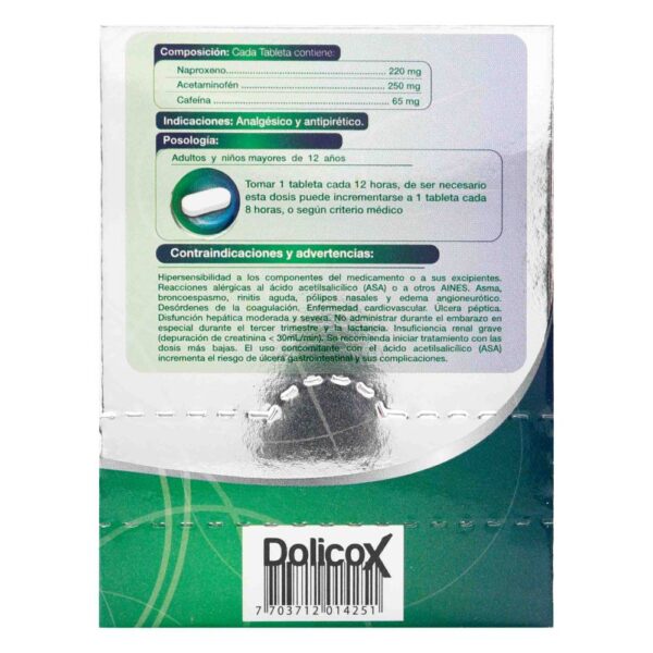 Dolicox Forte Max Caja 48 Tabletas - Imagen 2