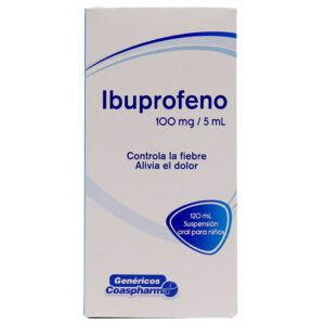Ibuprofeno Suspensión 100 Mg/5ml 120 Ml Coaspharma