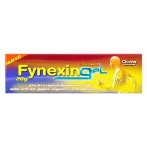 Fynexin Gel Ibuprofeno 5% 20 Gr Dolor Muscular