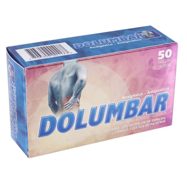 Dolumbar 220 Mg/50 Mg Cafeina 50 Tabletas