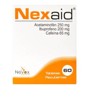 Nexaid 60 Tabletas Analgésico y Antiinflamatorio