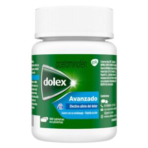 Dolex Avanzado 500 Mg 100 Tabletas Recubiertas