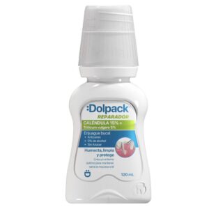 Enjuague Bucal Dolpack Reparador Calendula 15% 120 Ml