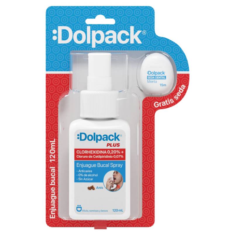 Enjuague Bucal Clorhexidina Dolpack Plus 0,2% 120 Ml