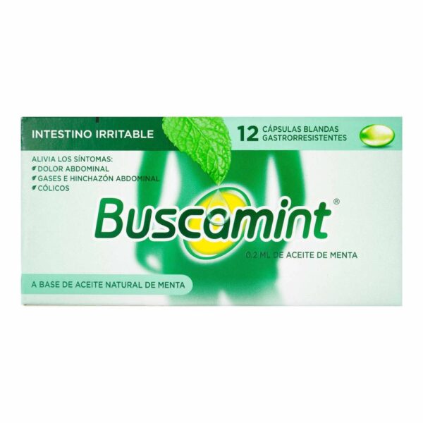 Buscamint 12 Cápsulas - Antiespasmódico