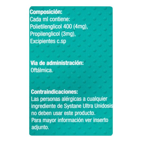 Systane Ultra Unidosis 30 Ampollas - Imagen 3