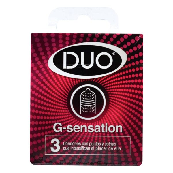 Preservativos Duo G Sensation 3 Unidad