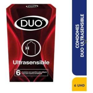 Preservativos Duo Ultrasensible 6 Unidad