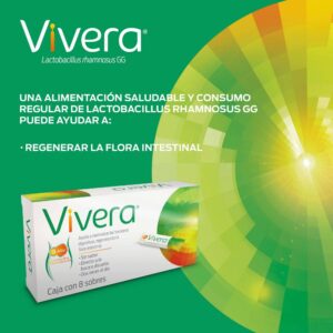 Vivera 8 Sobres - Probióticos Para Salud Digestiva