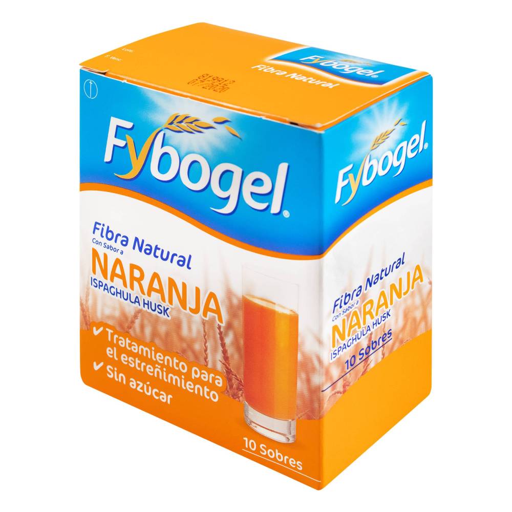 Fybogel Naranja 10 Sobres - Tránsito Intestinal - Imagen 2