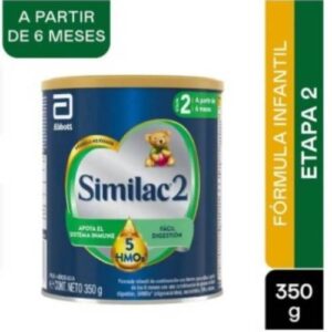 Similac 2 5hmos, Tarro 350gr Para Bebés 6-12 Meses