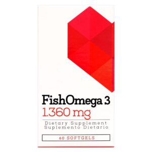 Fish Omega 3 1360mg Corazon Cerebro 60 Capsulas