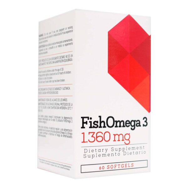 Fish Omega 3 1360mg Corazon Cerebro 60 Capsulas - Imagen 2
