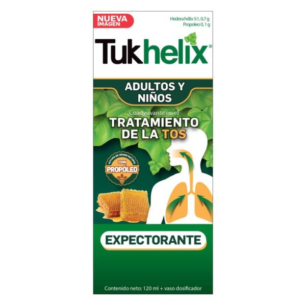 Tukhelix Expectorante - Jarabe Mucolítico 120 Ml - Imagen 3