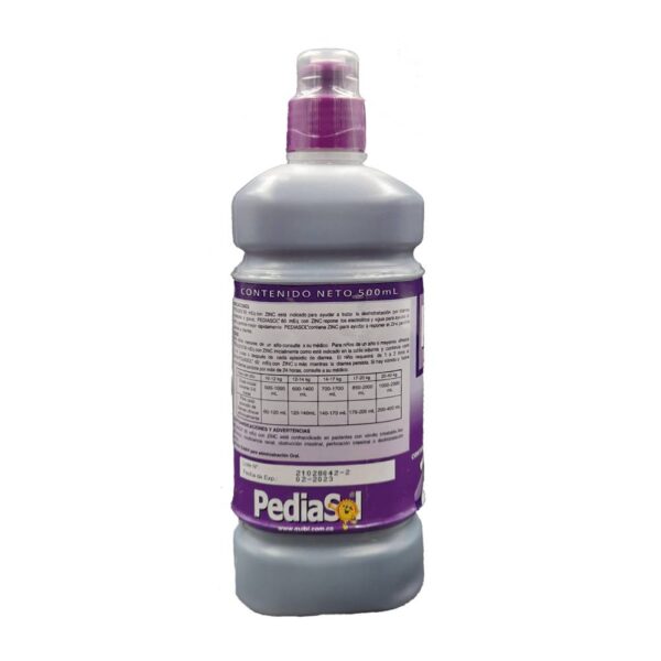 Pediasol Zinc 60 Uva 500 Ml - Imagen 2