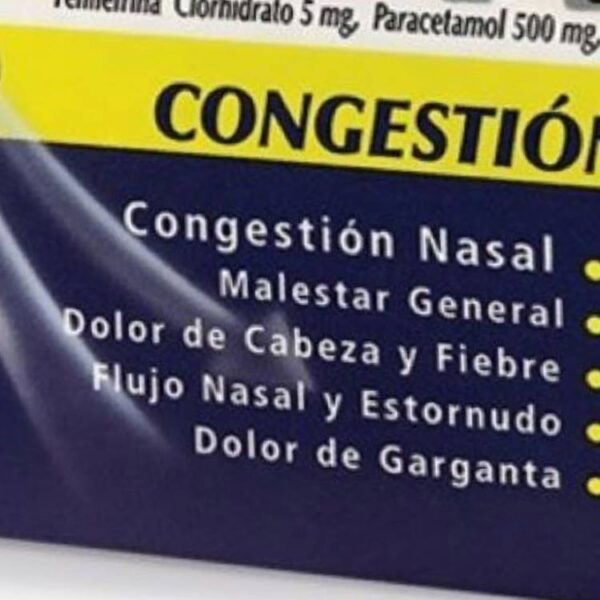Sinutab Plus 12 Tabletas - Imagen 3