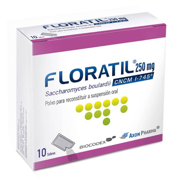 Floratil 250 Mg 10 Sobresprobiótico - Imagen 2