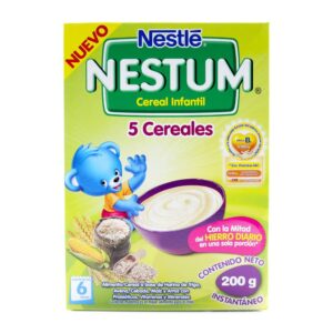 Nestle Nestum 5 Cereales, 200 Gr Para Bebés + 6 Meses