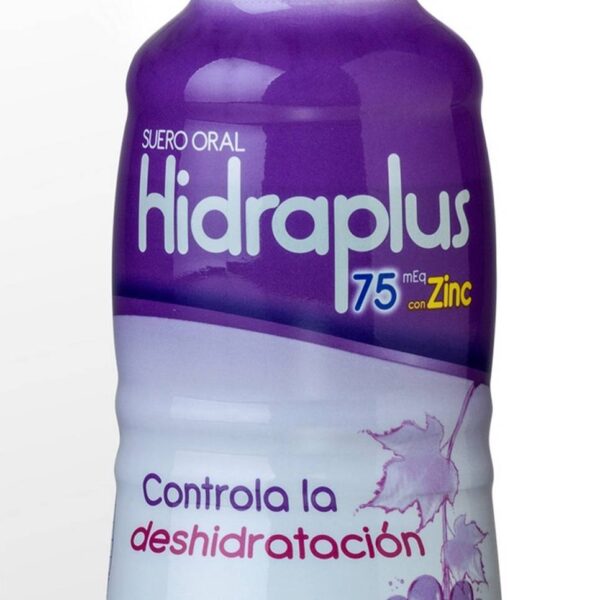 Hidraplus 75 Zinc Uva 400 Ml Suero Oral - Imagen 2