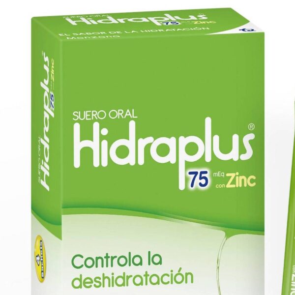 Hidraplus 75 Zinc Manzana 100 Ml 4 Sobres - Imagen 2