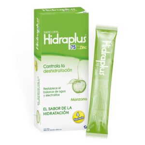 Hidraplus 75 Zinc Manzana 100 Ml 4 Sobres