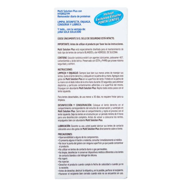 Multi Solution Plus 120 Ml Wasser - Imagen 2