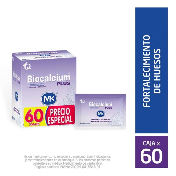 Biocalcium Plus Polvo 60 Sobres