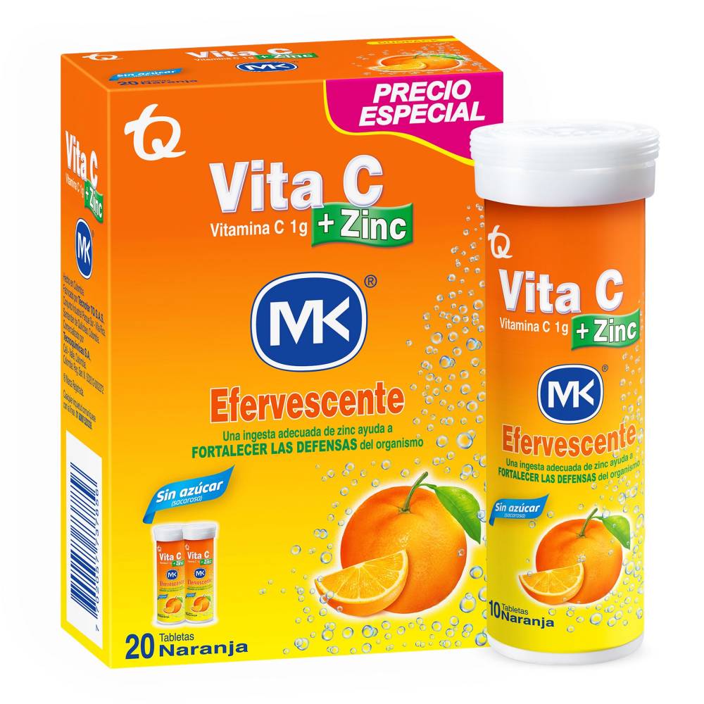 Vitac Duopack Naranja + Zinc - Energía