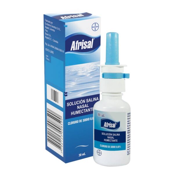 Afrisal Solución Salina 30 Ml - Nariz Seca - Imagen 2