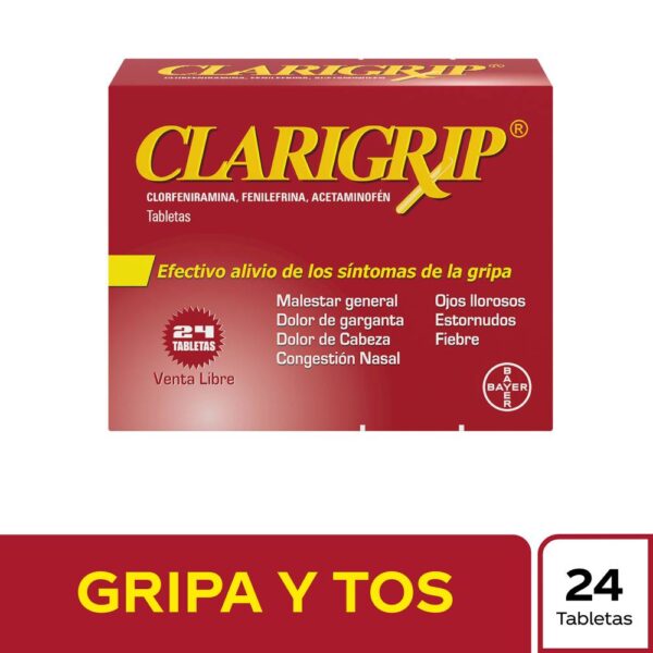 Clarigrip 24 Tabletas - Imagen 3