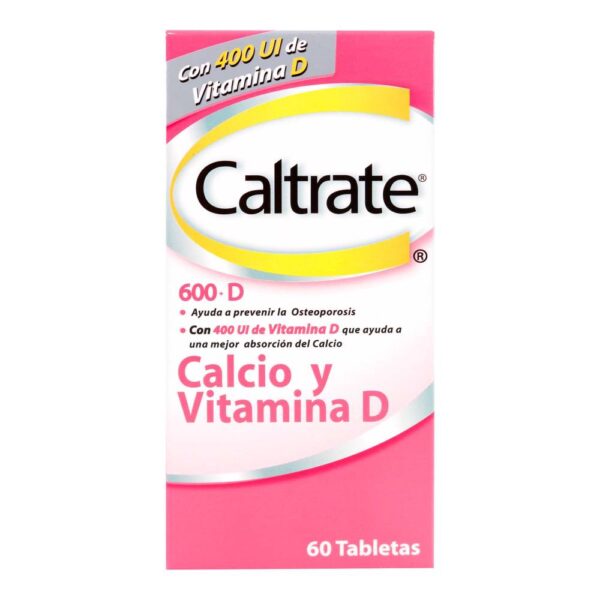 Caltrate D - Calcio Vitamina D Fracturas 60 Tabletas