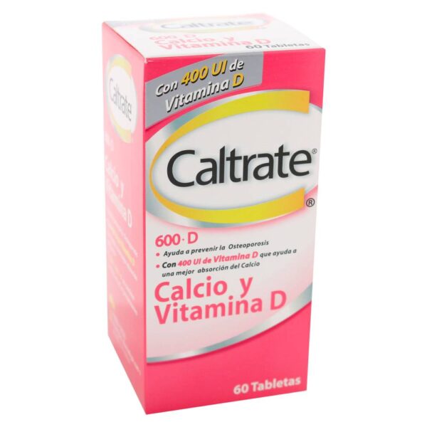 Caltrate D - Calcio Vitamina D Fracturas 60 Tabletas - Imagen 2