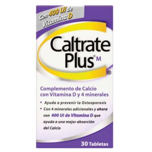 Caltrate Plus 400ui - Calcio Menopausia 30 Tabletas