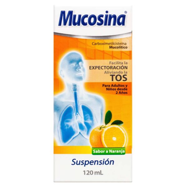 Mucosina Suspensión - Mucolítico 120 Ml