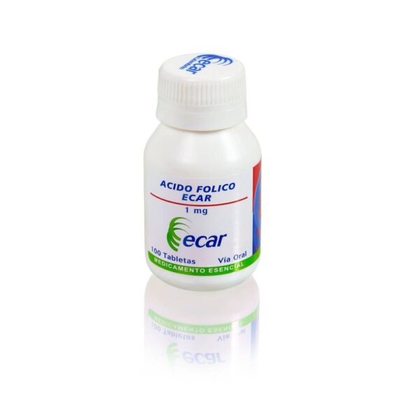 Ácido Fólico 1mg - Vitamina B9 Prevención 100tab