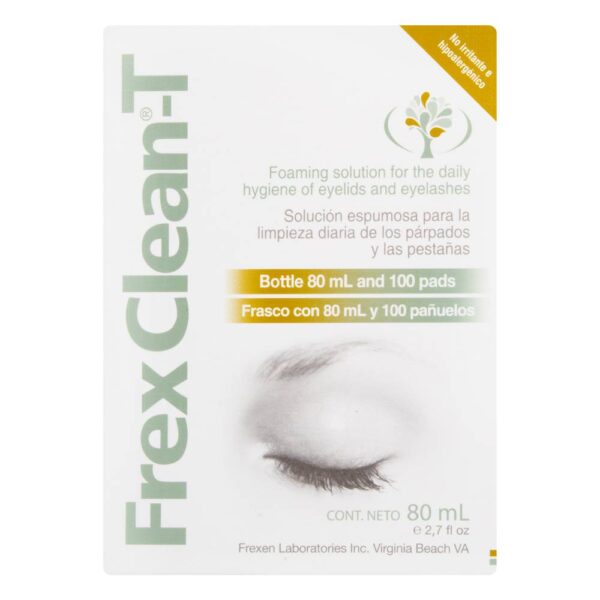 Frex Clean T Solución Limpiadora Párpados Y Pestañas + 100 - Imagen 2