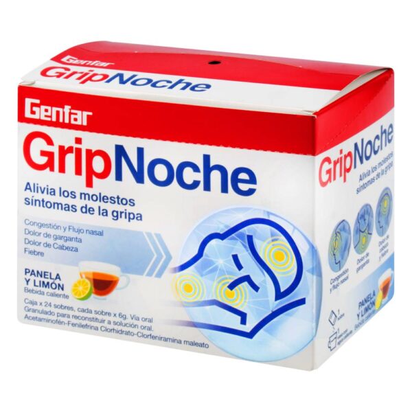 Genfargrip 24 Sobres Noche Genfar - Imagen 2