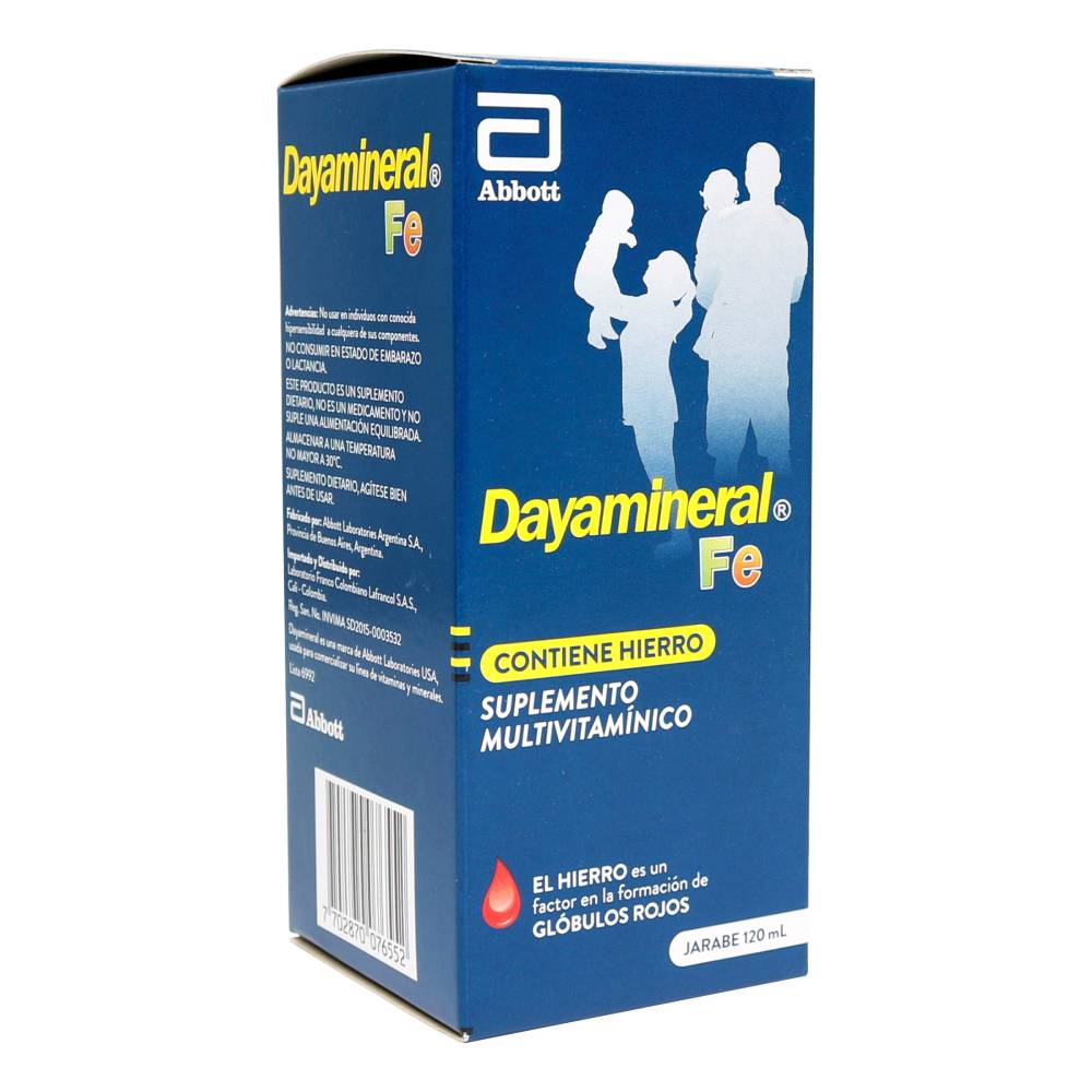 Dayamineral Fe Jarabe 120 Ml | Anemia | Pediatría