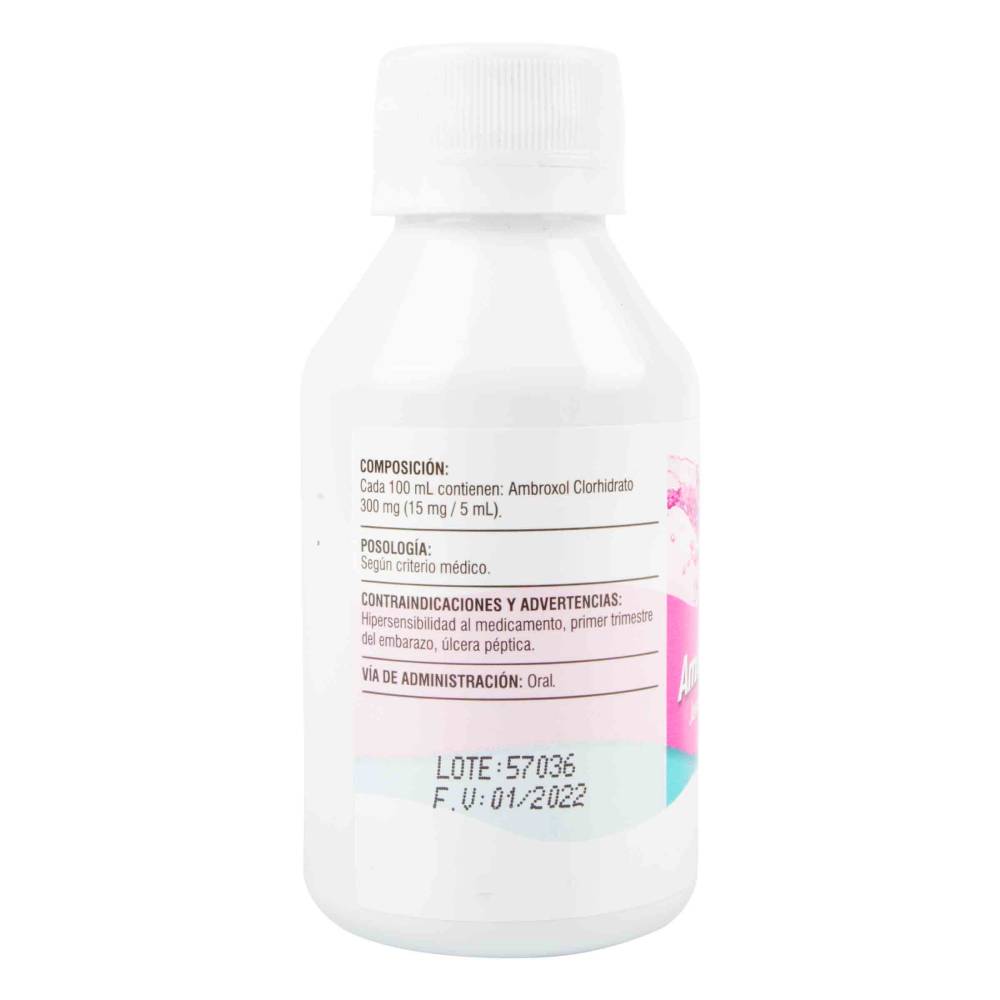 Ambroxol 15mg Jarabe 120 Ml - Mucolítico - Imagen 2