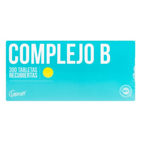 Complejo B Deficiencia Metabolismo 300 Tabletas