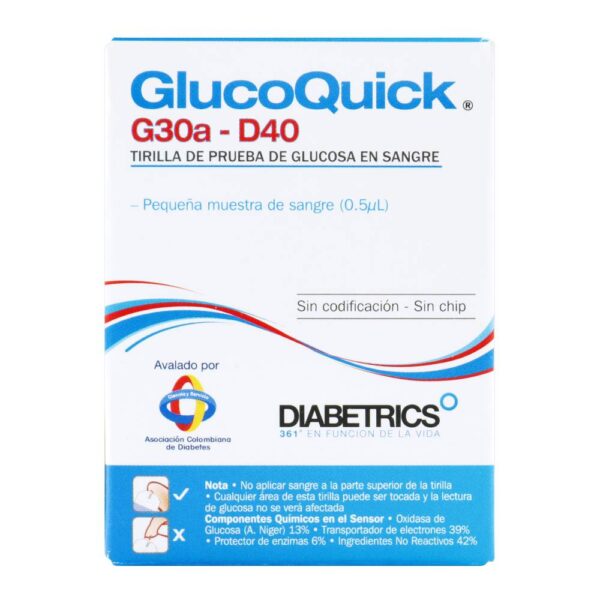 Gluco Tiras Reactivas 50 Unidades